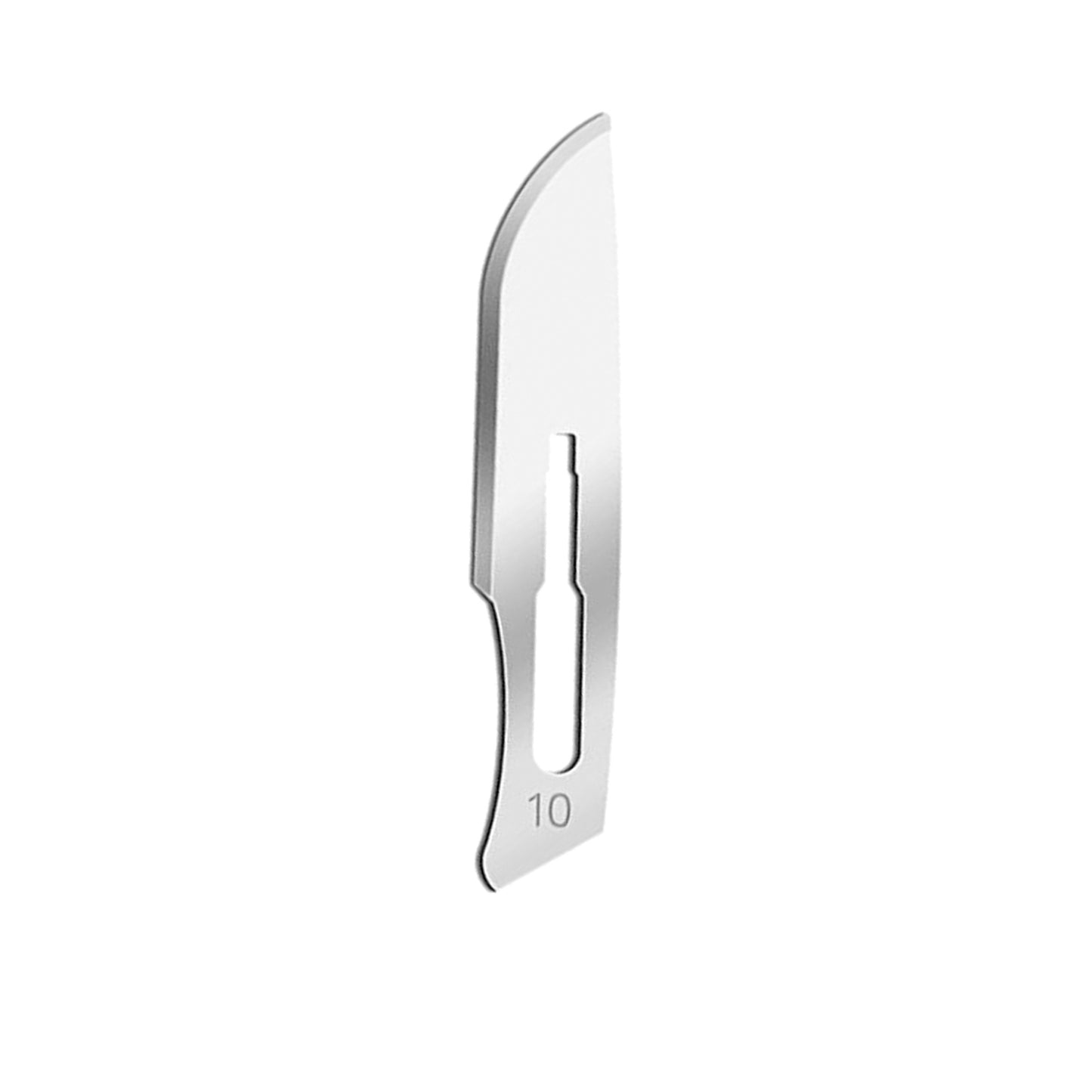 Surgical Scalpel Blades #10, Sterile, Carbon Steel Blade, 100/BX