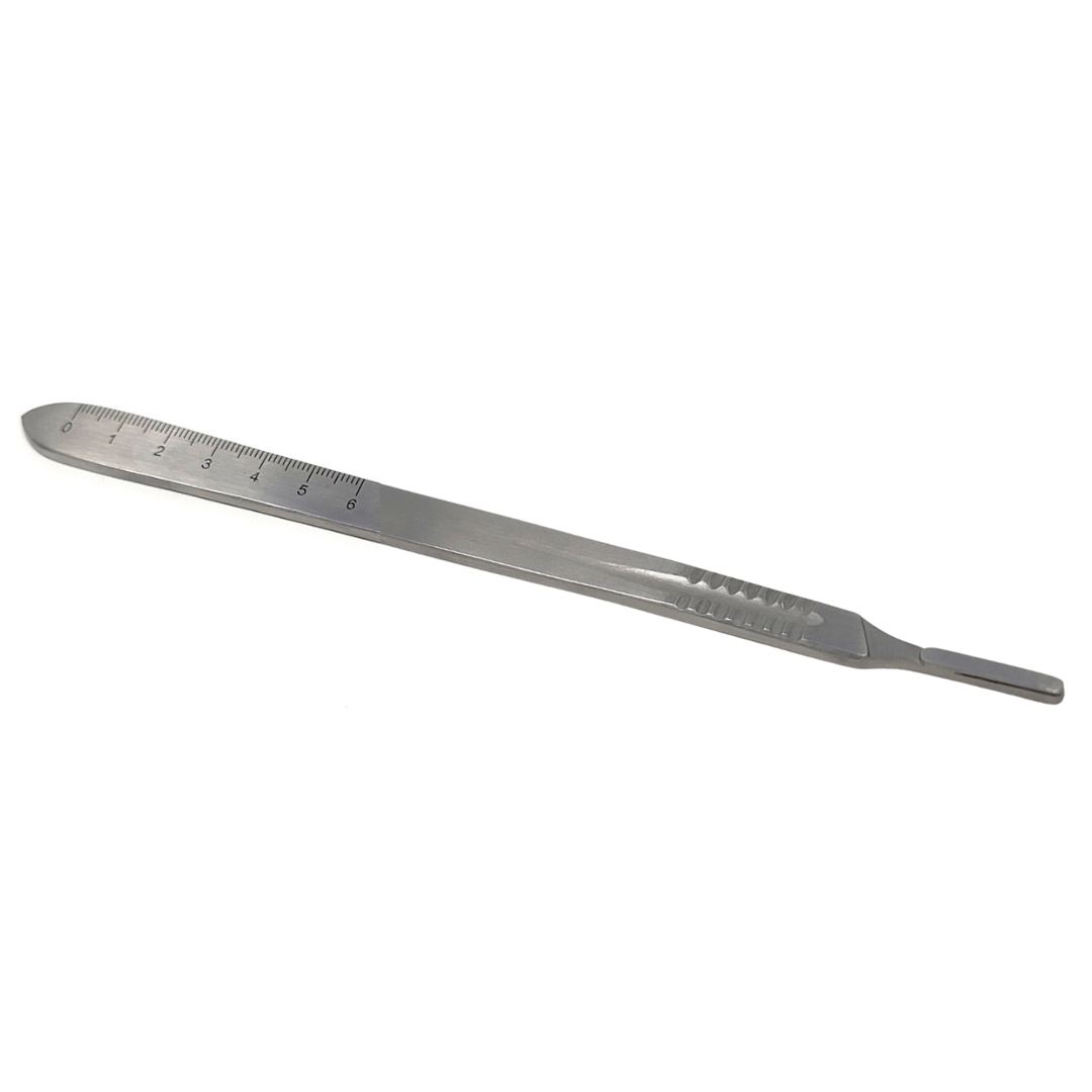 Premium Quality Scalpel Handle #4L, Stainless Steel ( Fits Size 20-26 Scalpel Blades )