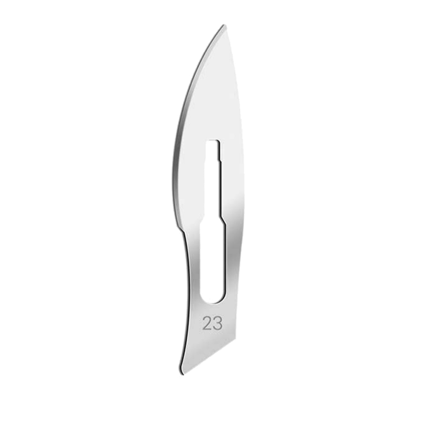 Surgical Scalpel Blades #23, Sterile, Carbon Steel Blade, 100/BX