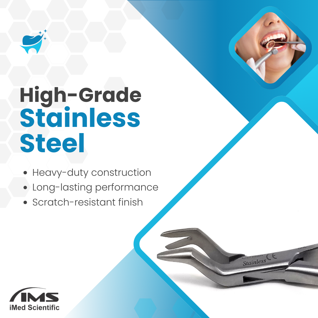 Dental Extracting Forceps #88L with Left Pointed Split Beaks Stainless Steel Instrument