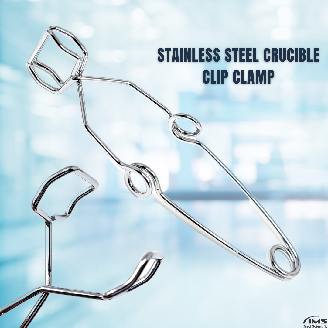 5-Pack Steel Wire Test Tube Clamp Holder 140mm with Self-Locking Spring Action Fit for 5-40mm Tubes