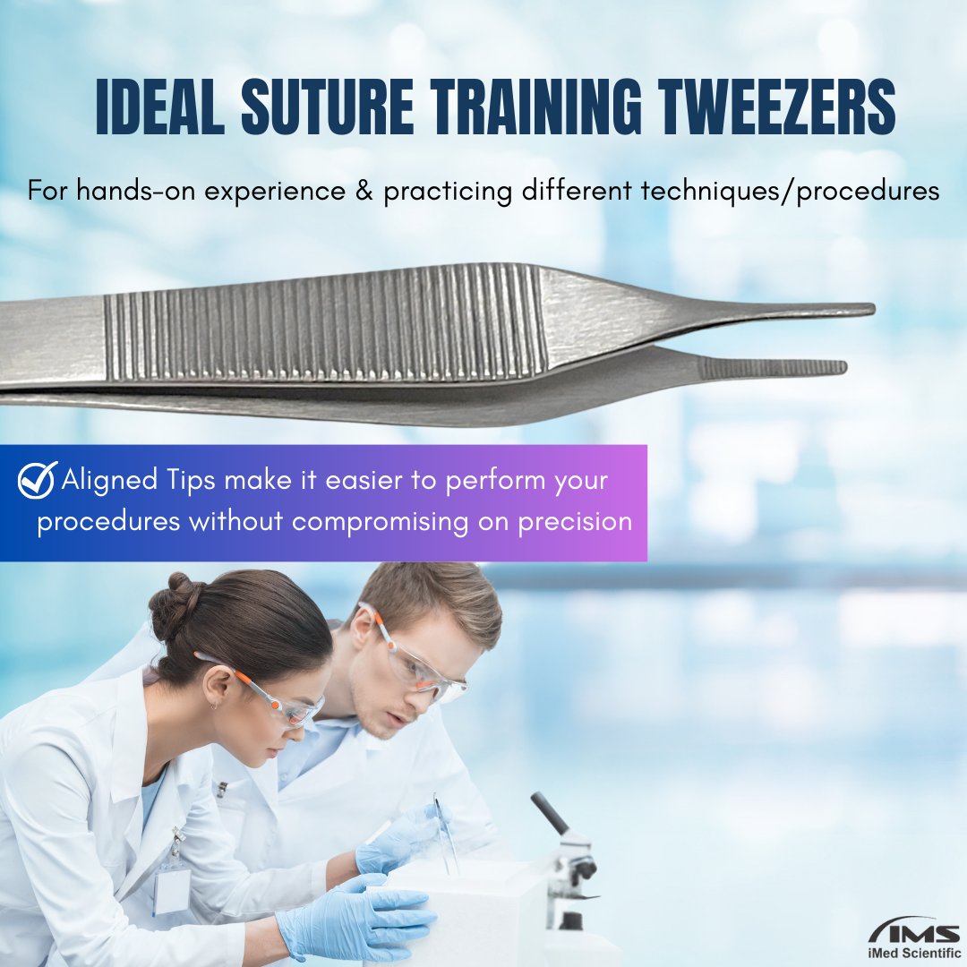 Adson Dressing Serrated Forceps 4.75" Straight Tweezers, Stainless Steel