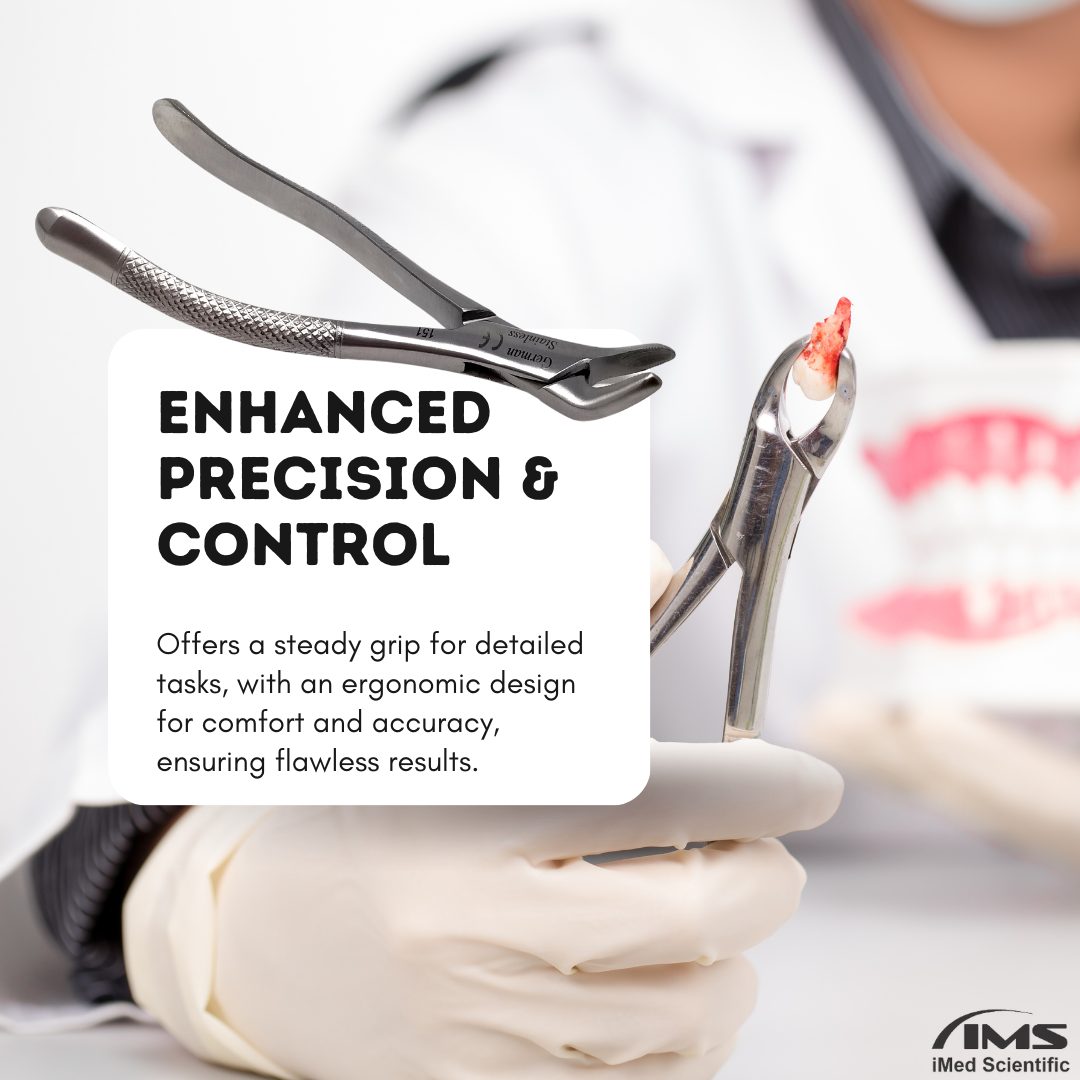 Dental Extracting Forceps #151 with Serrated Beaks Stainless Steel Instrument