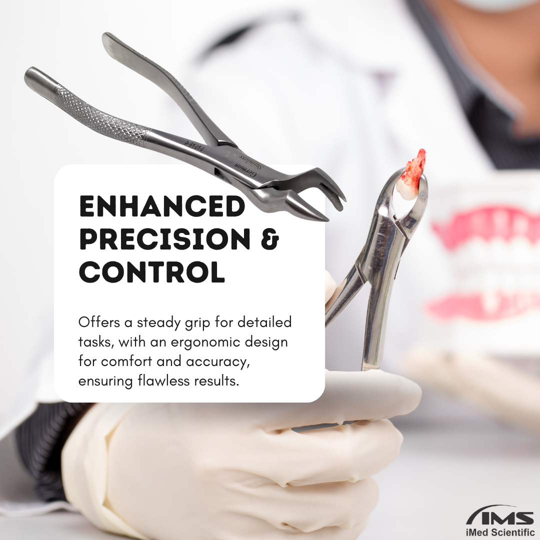 Dental Extracting Forceps #88R with Right Pointed Split Beaks Stainless Steel Instrument