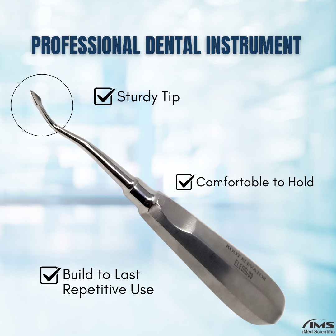 BERNARD ROOT TIP DISTAL SPADE ELEVATOR ELE-0060D, Stainless Steel