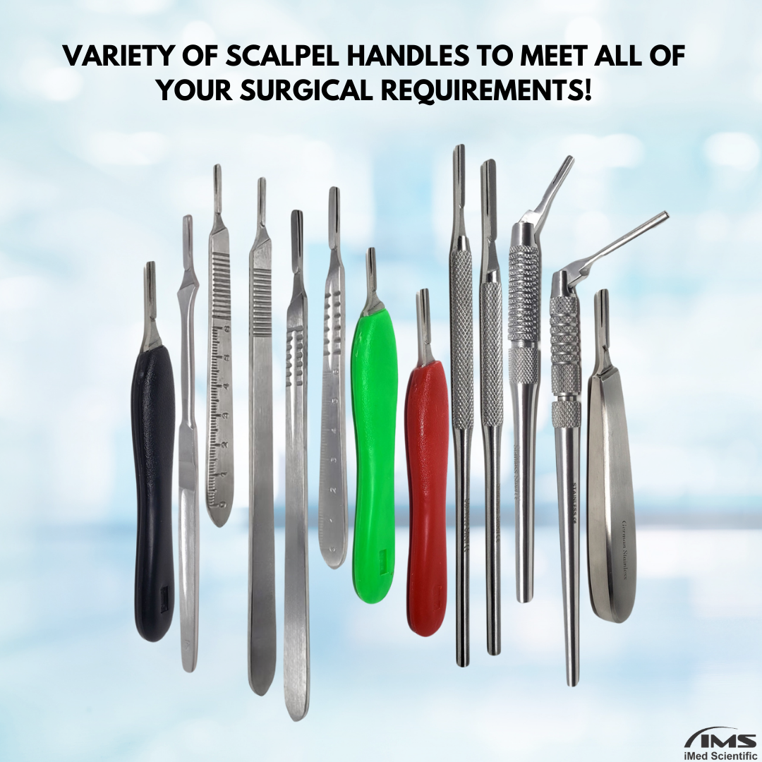 Post Mortem Autospsy Scalpel Handle #8, Stainless Steel (Fits Size #60, #70 Scalpel Blades)