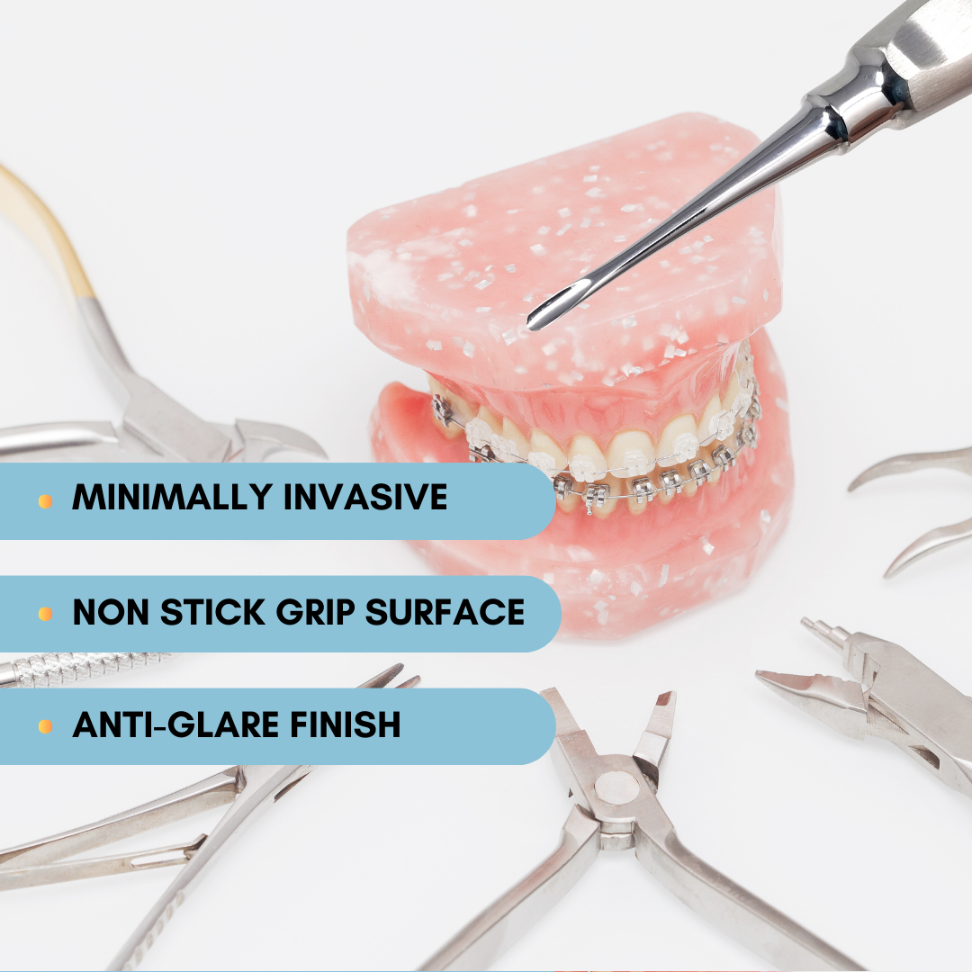 Apical Root Dental Elevator DEL-301, Stainless Steel