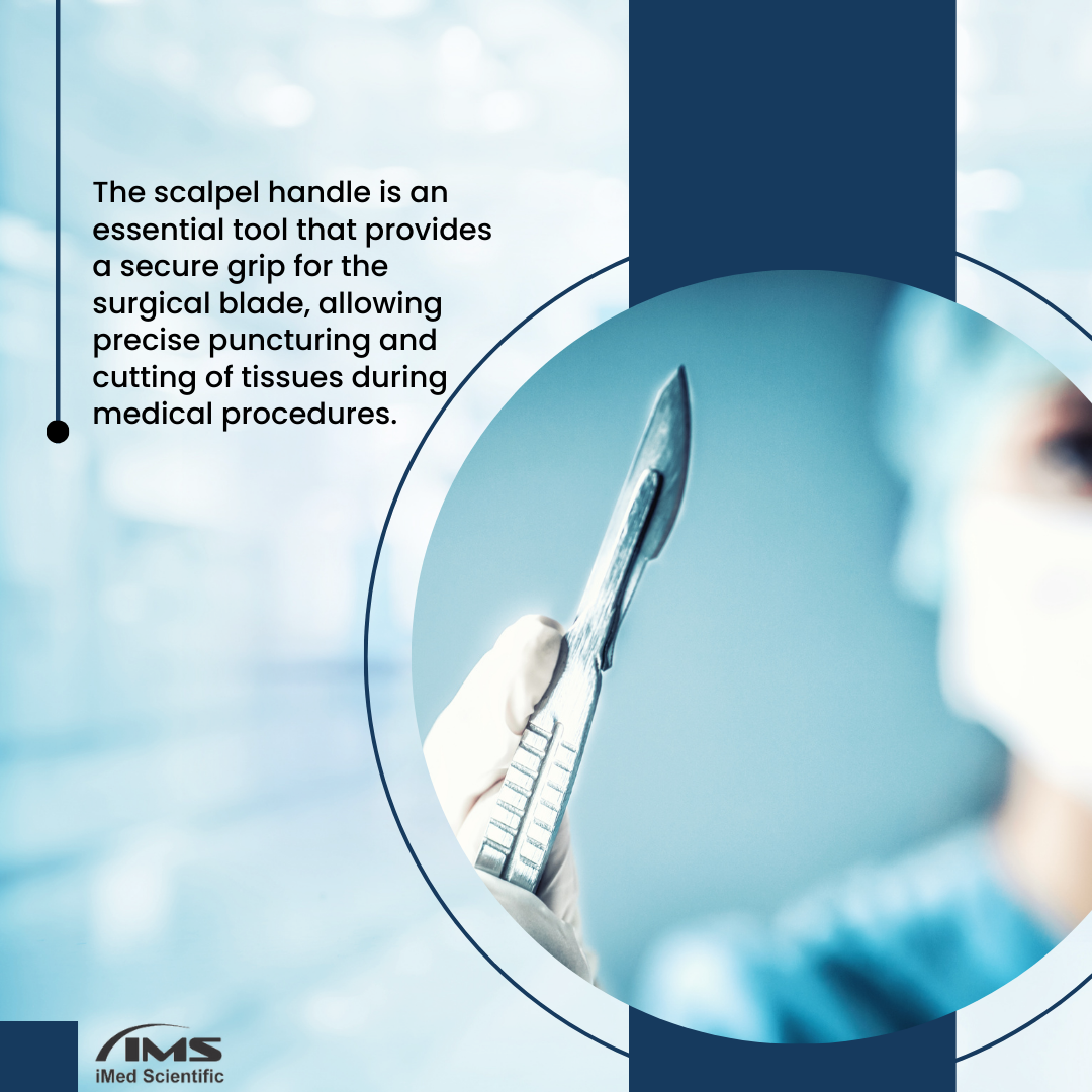 Premium Quality Scalpel Handle #4, With Graduated / Scale Handle, Stainless Steel ( Fits Size 20-26 Scalpel Blades )