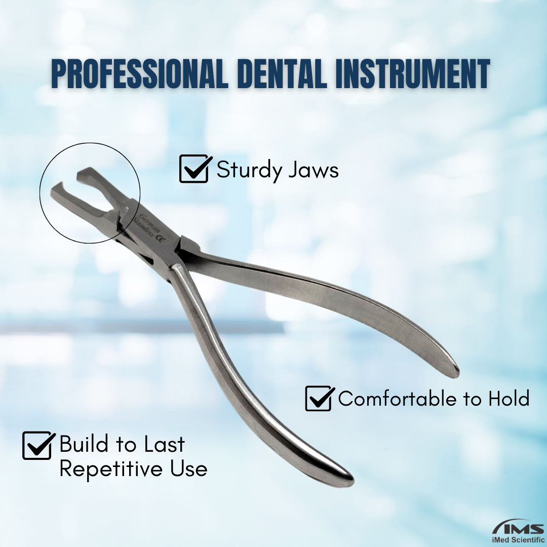 Dental Orthodontic Straight Bracket Remover Pliers Stainless Steel Instrument