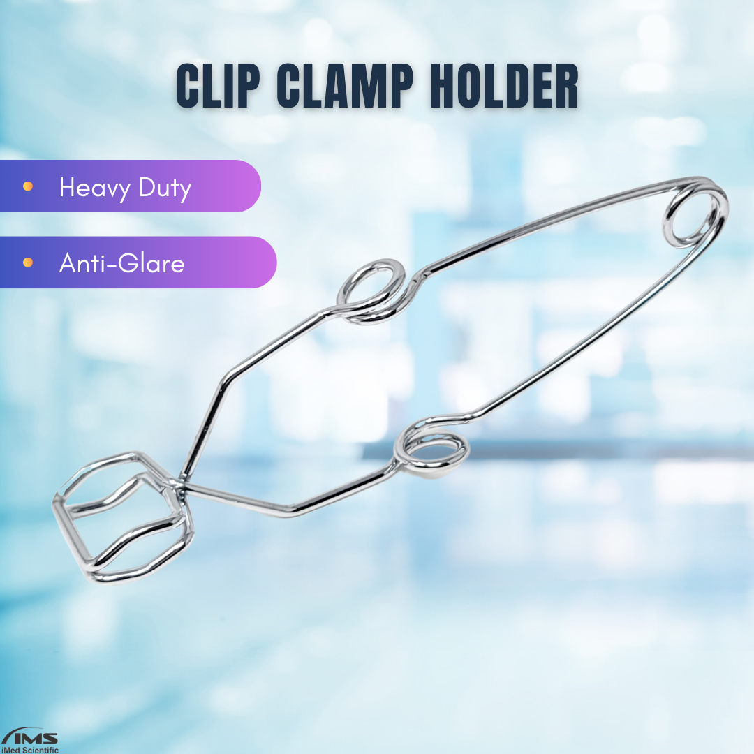 5-Pack Steel Wire Test Tube Clamp Holder 140mm with Self-Locking Spring Action Fit for 5-40mm Tubes