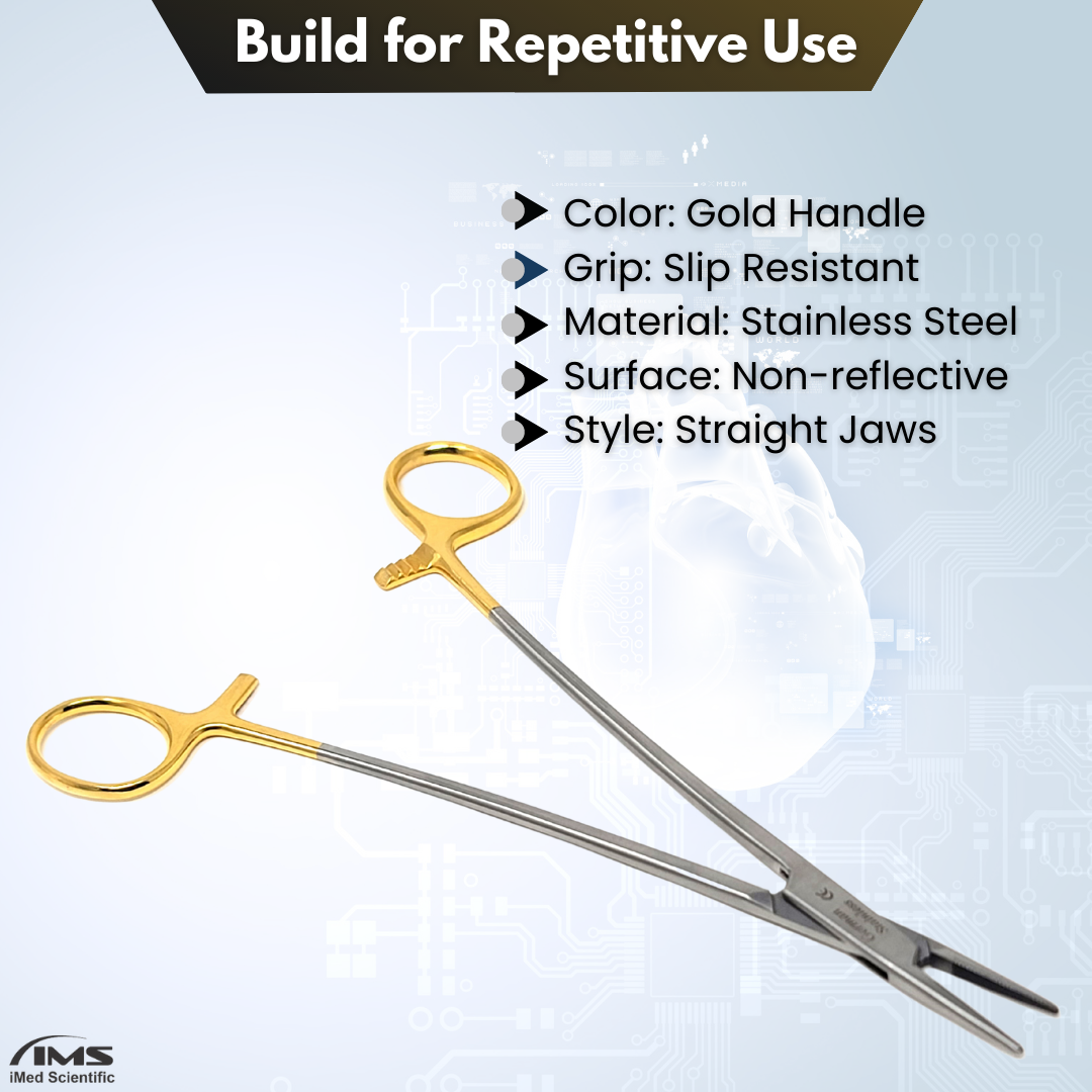 TC Mayo Hegar Needle Holder Driver 8"(20cm), Stainless Steel