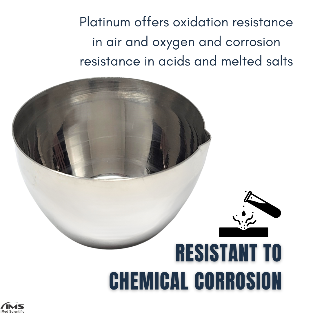 150ml Stainless Steel Lab Crucible with V-Shaped Spout Lip