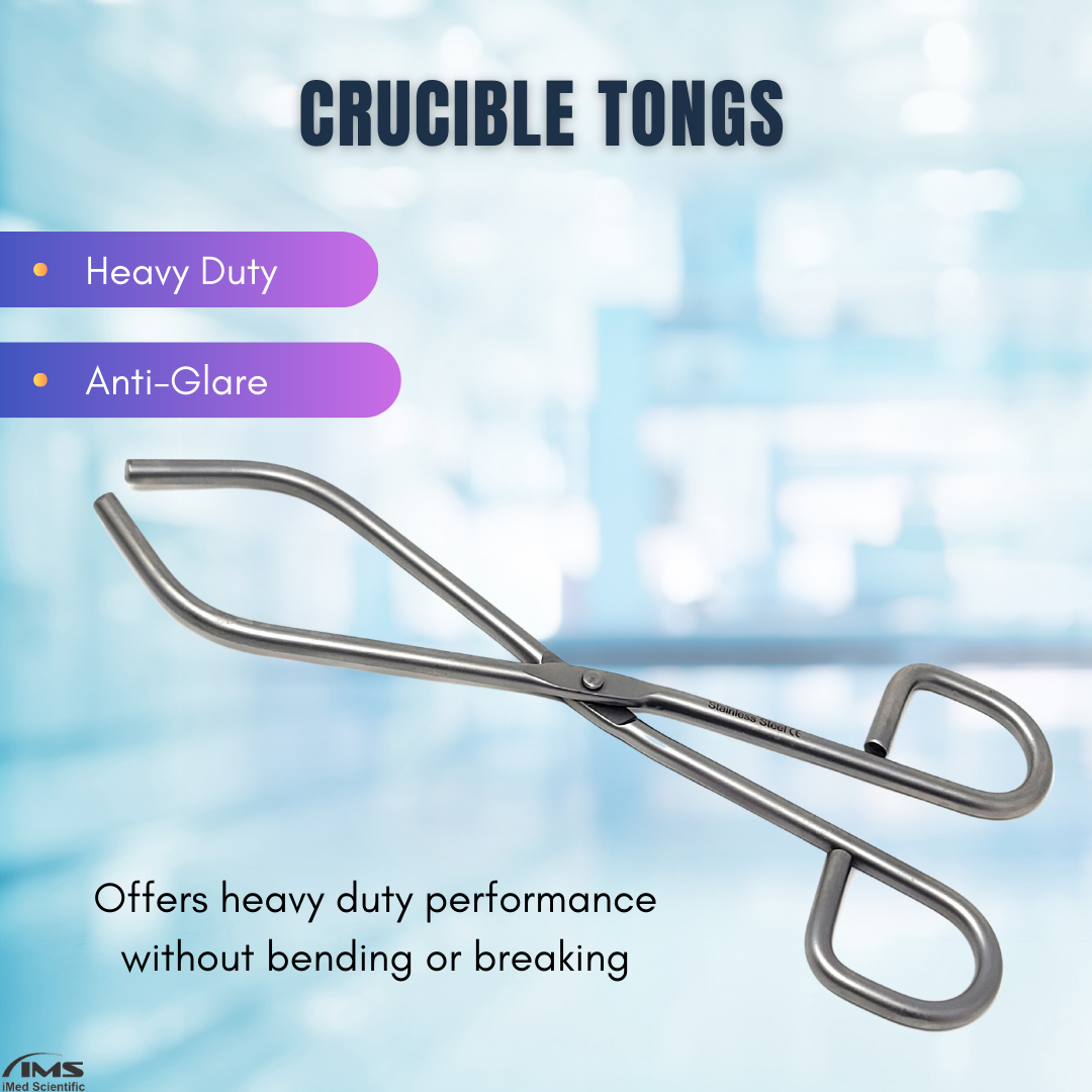 Stainless Steel Crucible Lab Beaker Tongs 9"
