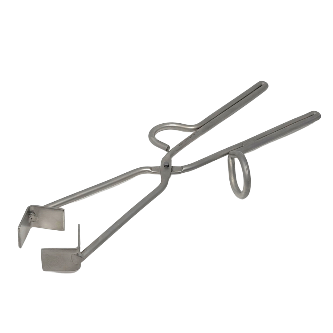 Heavy Duty Beaker Tongs 10" Stainless Steel Square Jaws