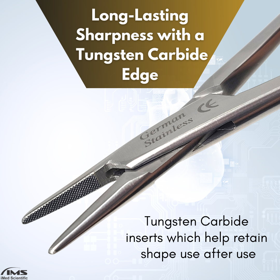 TC Mayo Hegar Needle Holder Driver 5.5"(14cm), Stainless Steel