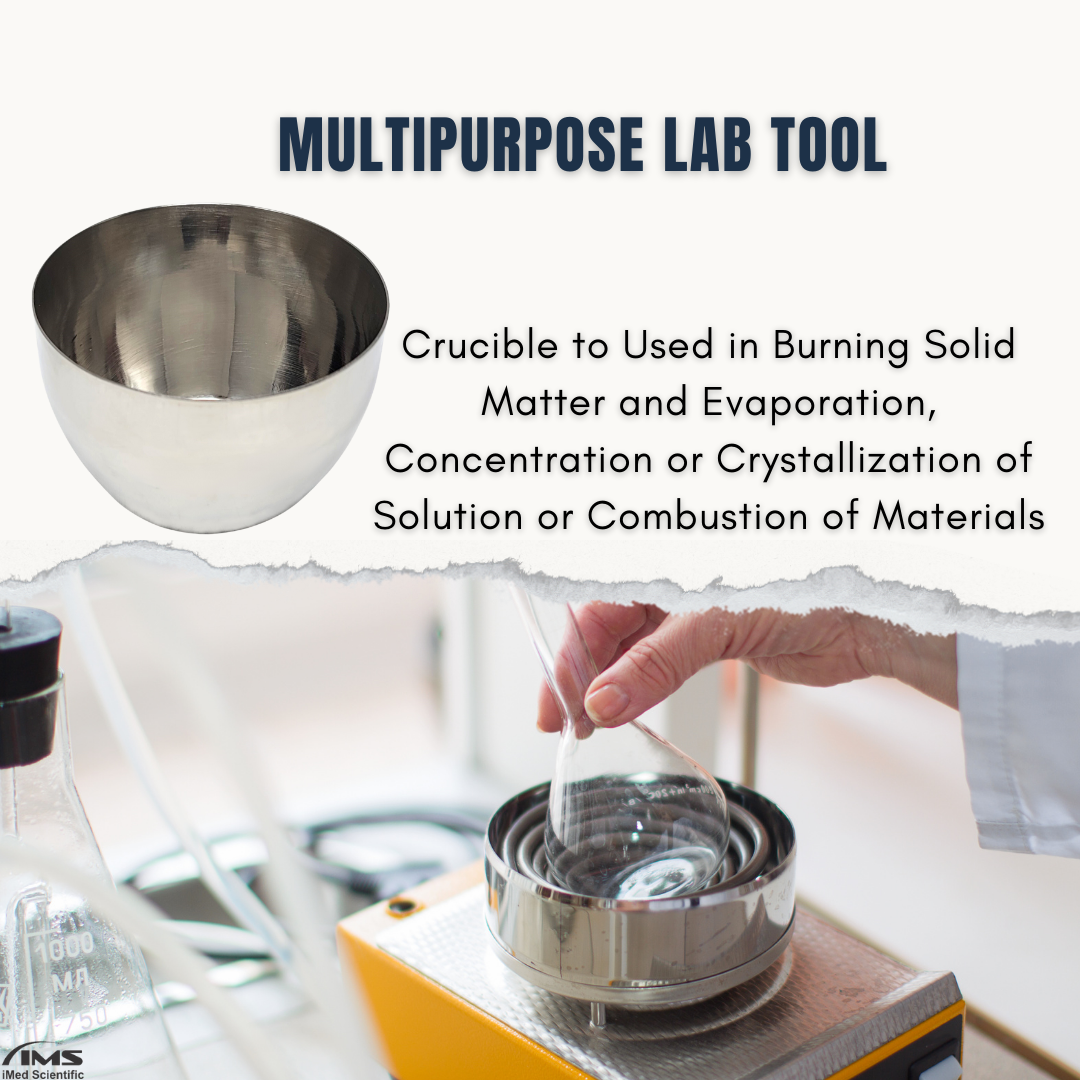 200ml Stainless Steel Lab Beaker Multifunction Crucible