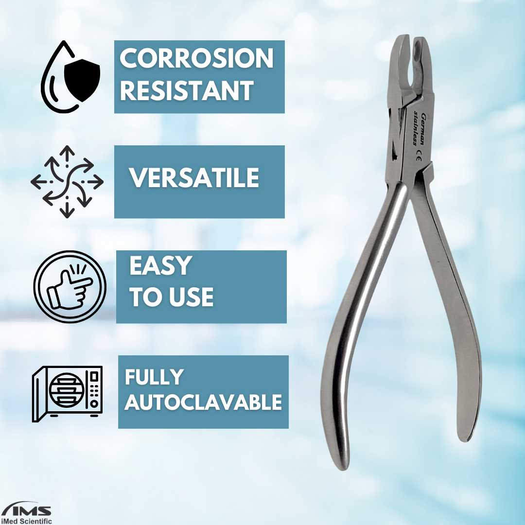 Dental Orthodontic Ring Closer Pliers Stainless Steel Instrument
