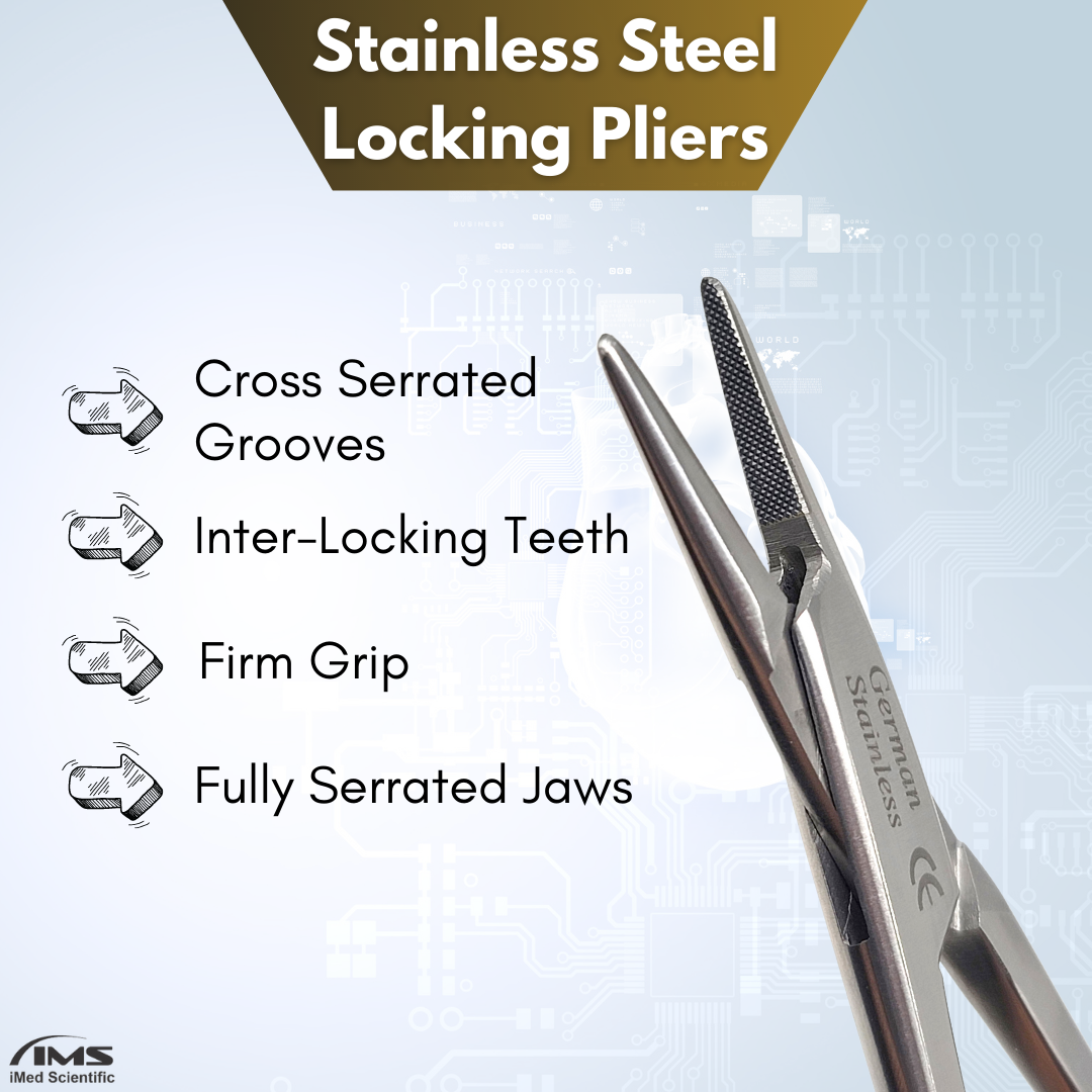 TC Mayo Hegar Needle Holder Driver 5.5"(14cm), Stainless Steel