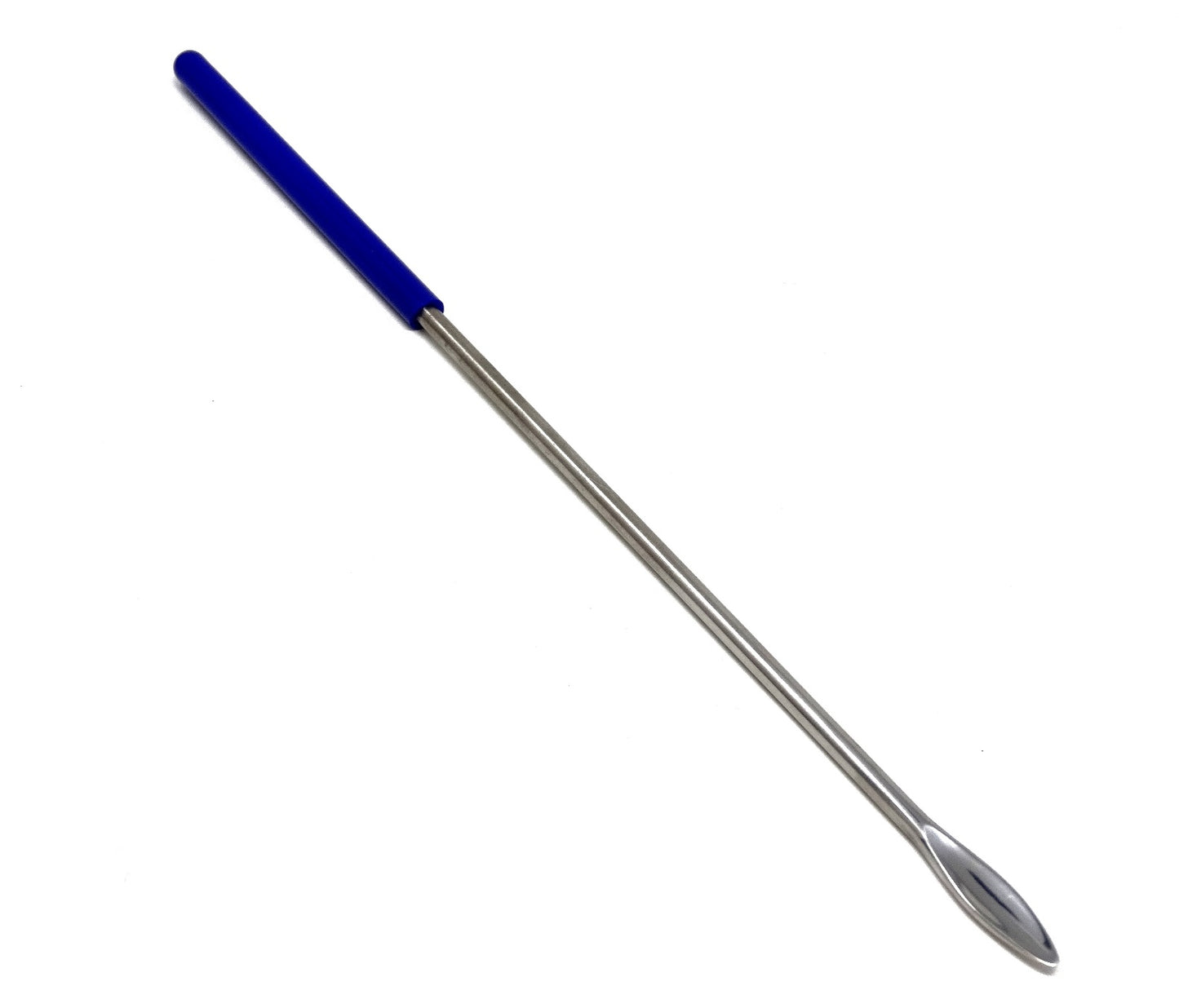 IMS-PVSP-9 Stainless Steel Micro Lab Spoon/Scoop Spatula Blade Sampler, with Vinyl Handle 9" ( 22.86 cm)