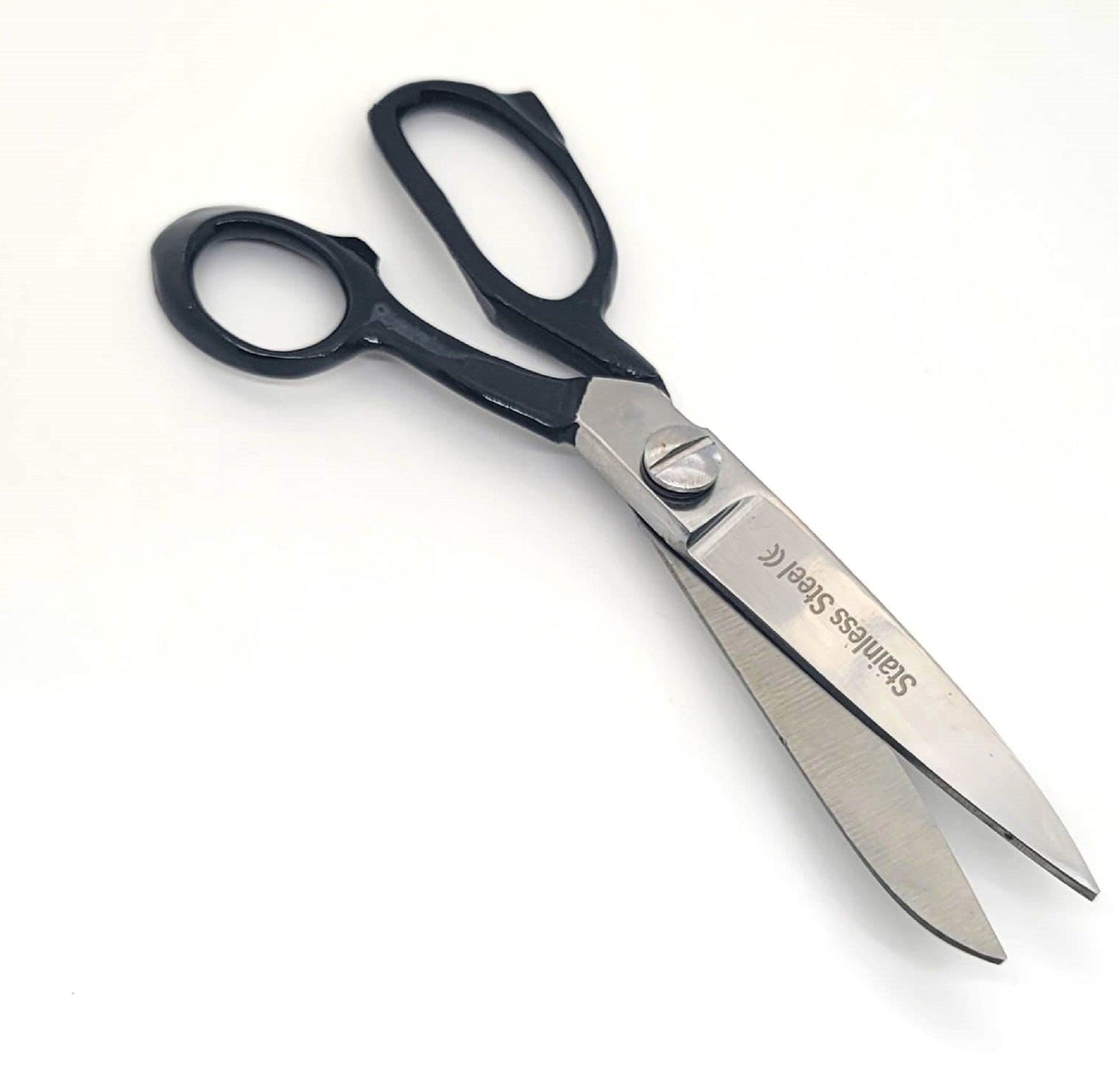 9 Inch Long Heavy Duty Stainless Steel Tailor Scissors Dressmaking Shears Black Handle