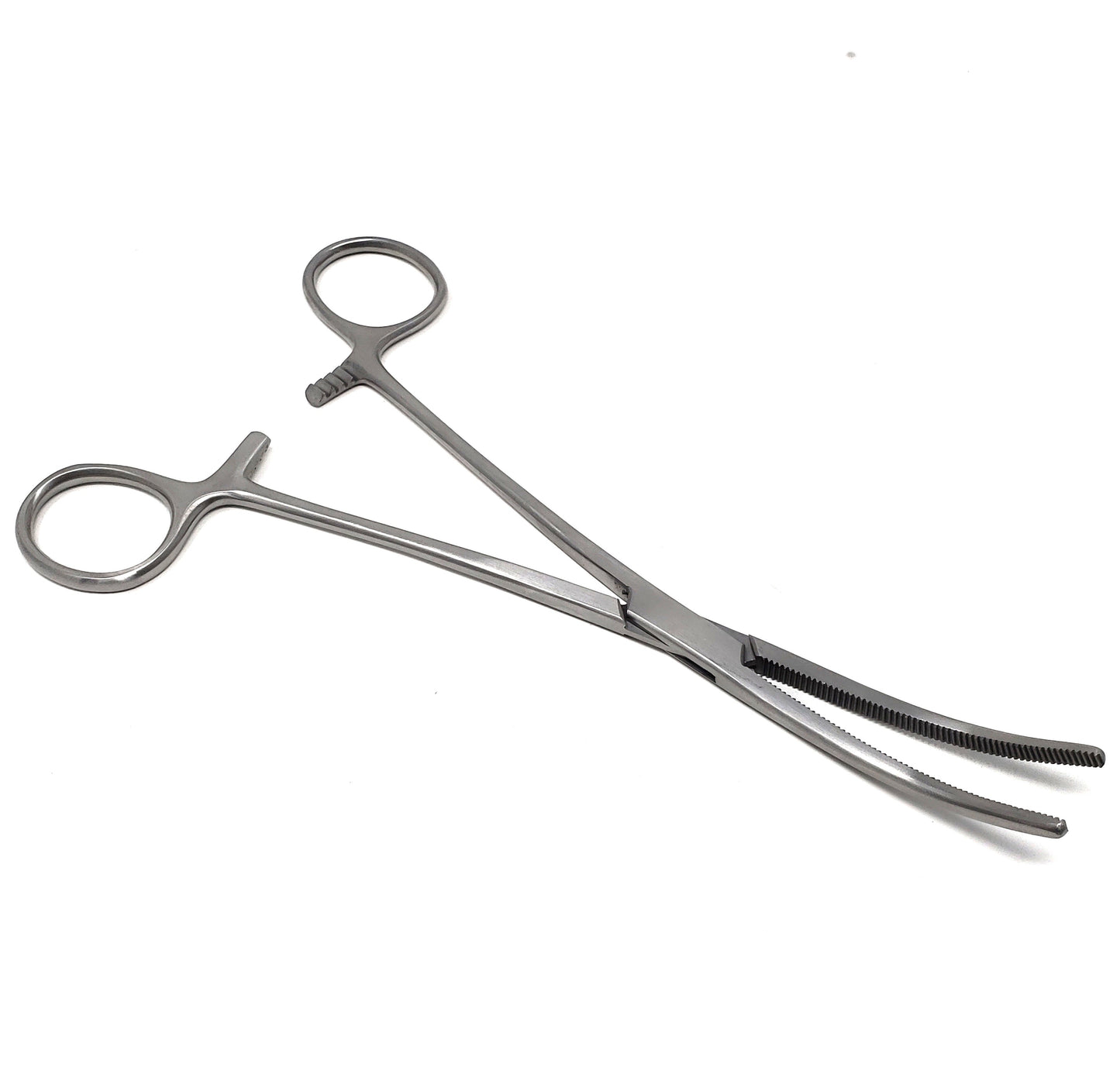 Pean Full Serrated Hemostat Forceps 7", Curved, Stainless Steel