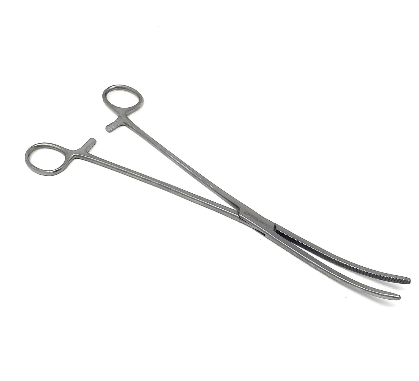 Pean Full Serrated Hemostat Forceps 10", Curved, Stainless Steel