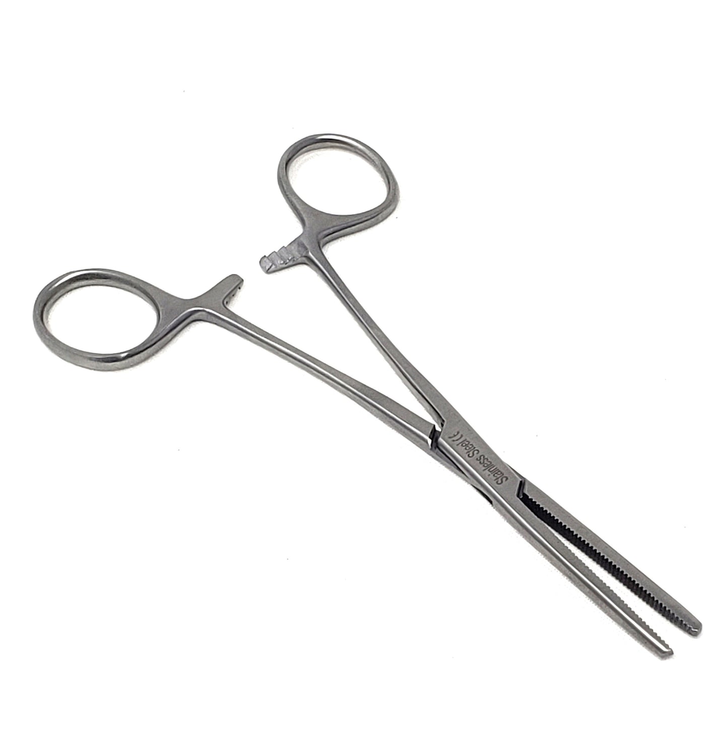 Pean Full Serrated Hemostat Forceps 7", Straight, Stainless Steel
