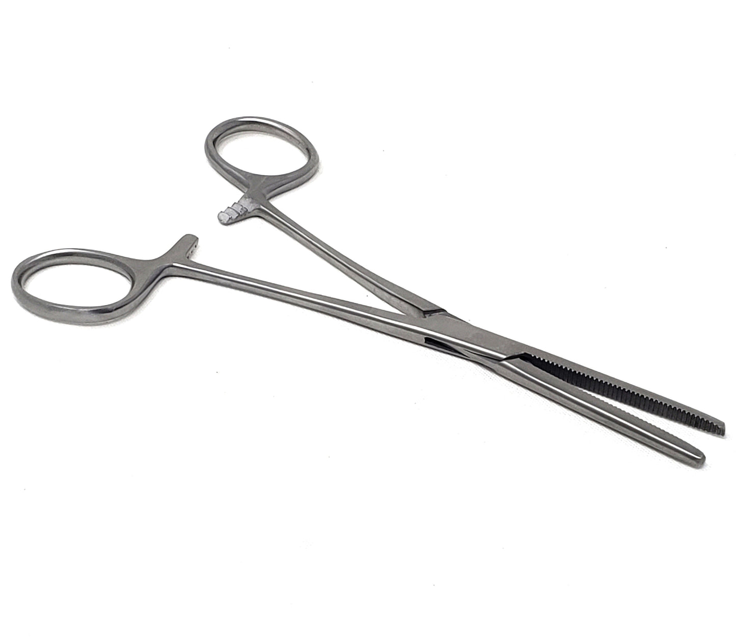 Full Serrated Hemostat 7.25" (18cm), Straight, Stainless Steel