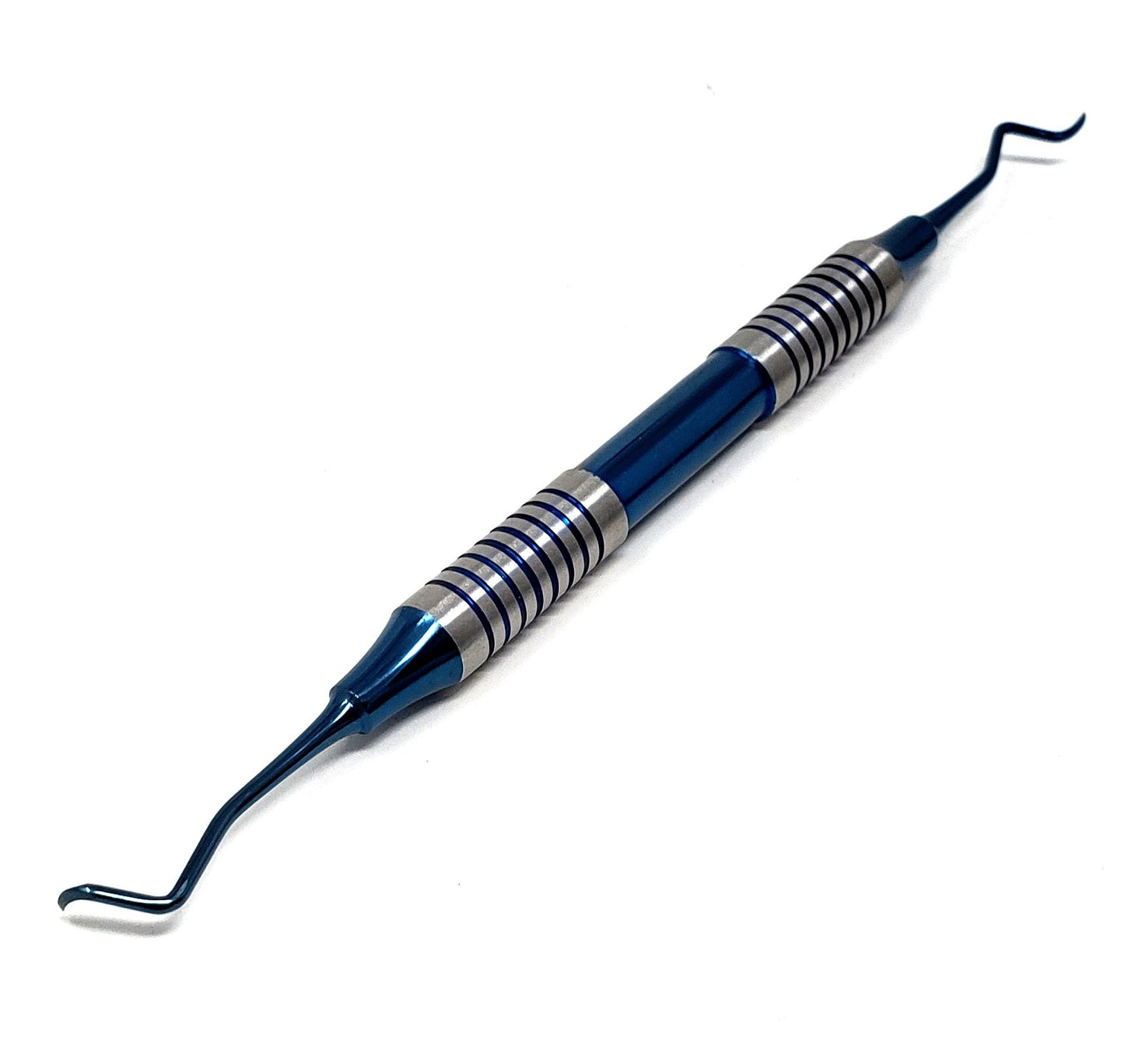 Hollow Handle Sickle Scaler 204S Blue Titanium Double Ended Stainless Steel Dental Tool