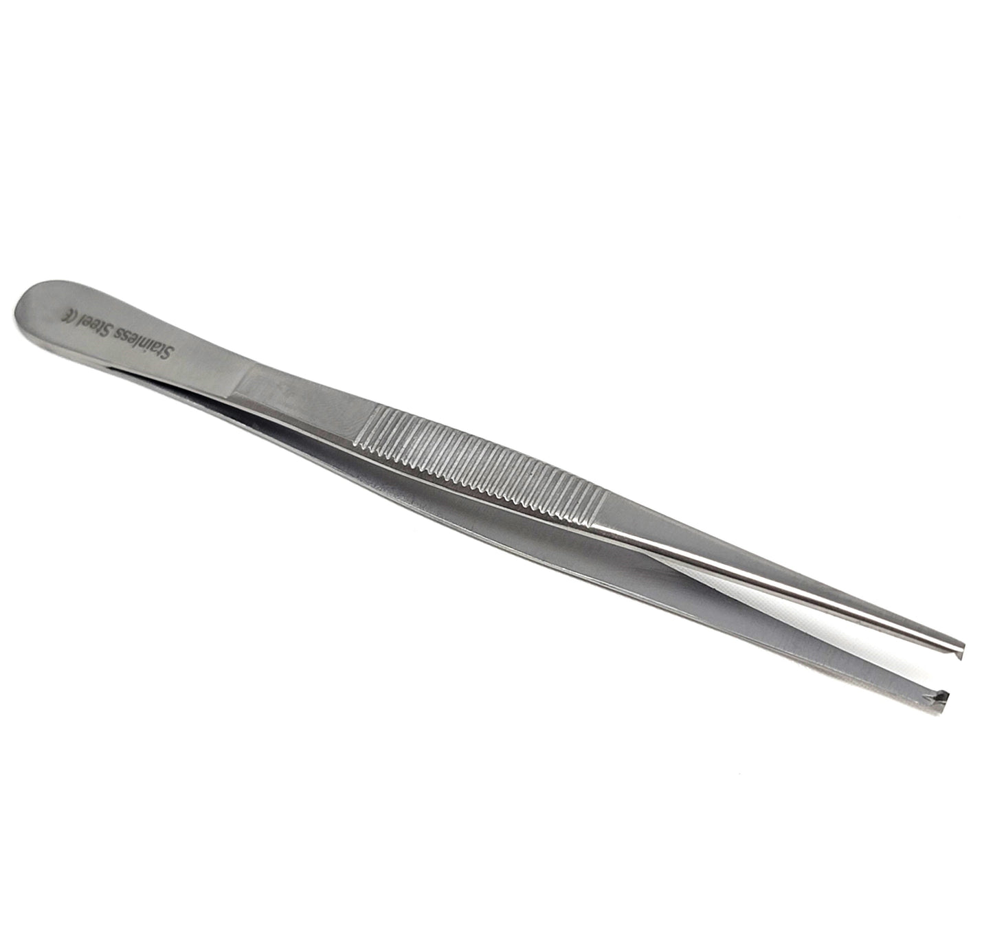 Precision Blunt Jaws Kocher 1x2 Rat Tooth Thumb Forceps 4.5"