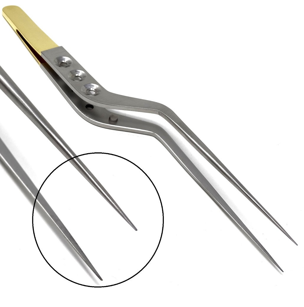 Yasargill Micro Forceps 8", Bayonet, Stainless Steel