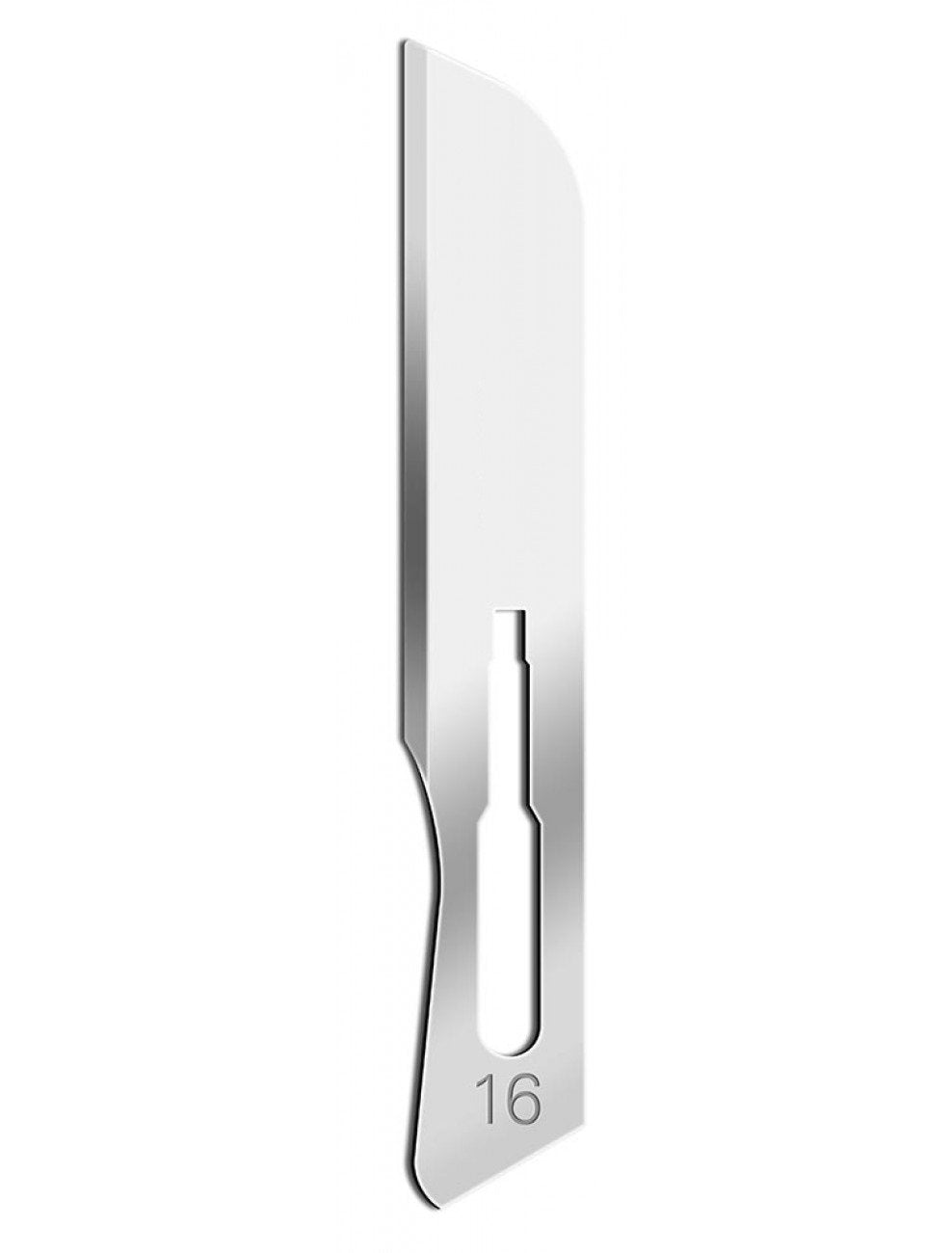 Box of 100 Scalpel Sterile Blades #16 Carbon Steel Individually Foil Wrapped