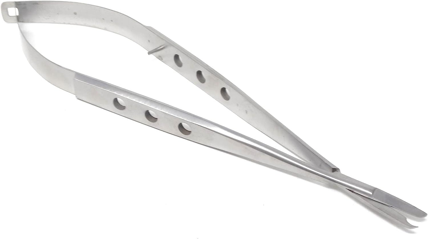 Castroviejo Suture Stitch Micro Scissors 4.5", Spring Action Handle, Stainless Steel