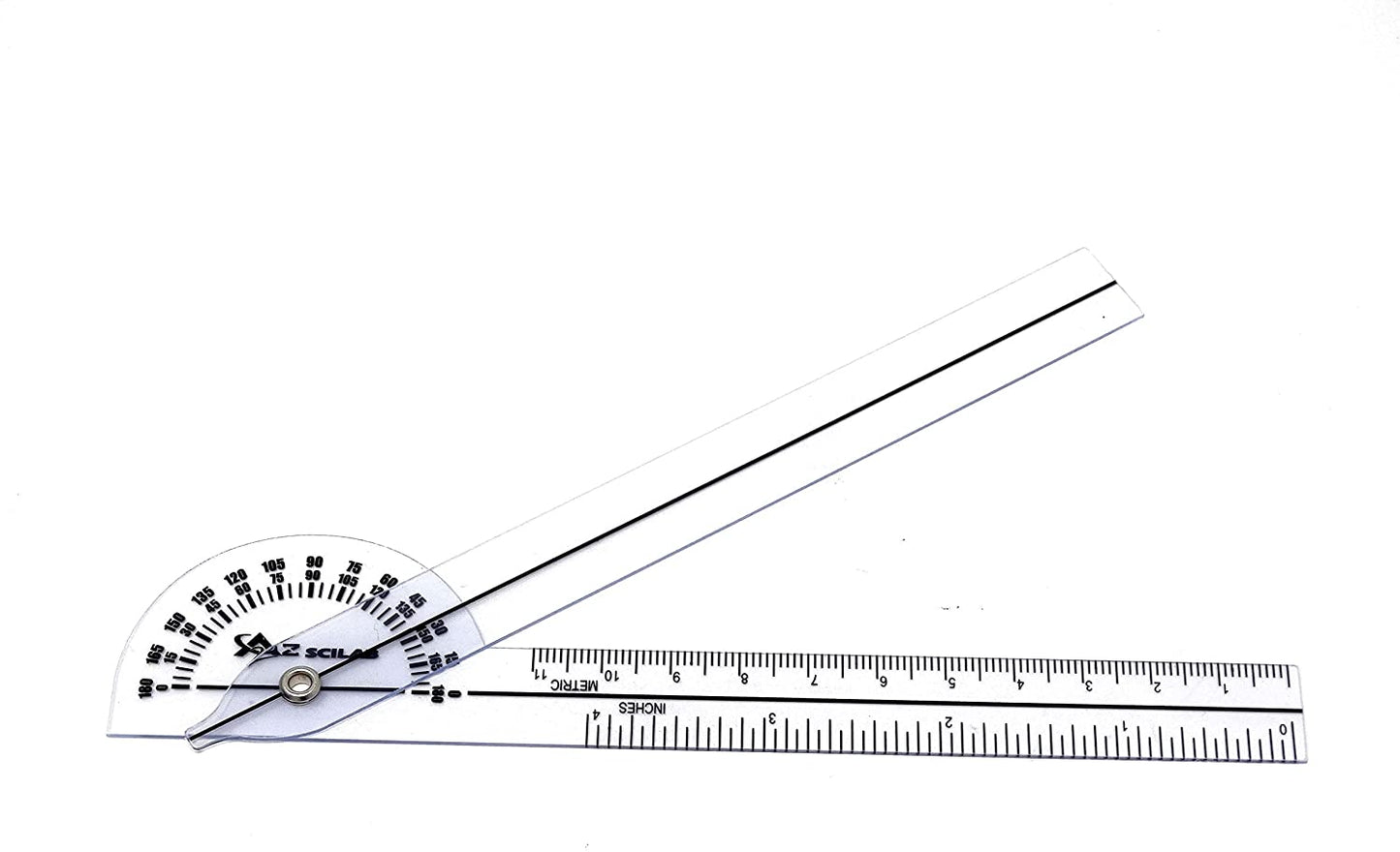 Plastic 6" Economy 180 Degree Goniometer