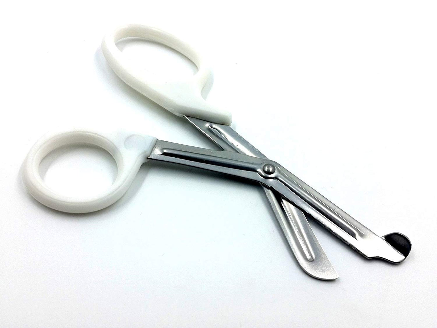 IMS IMS-PAR-WHT7 IMS Autoclavable White Trauma Paramedic Utility Bandage Shears Scissors, 7.5" L