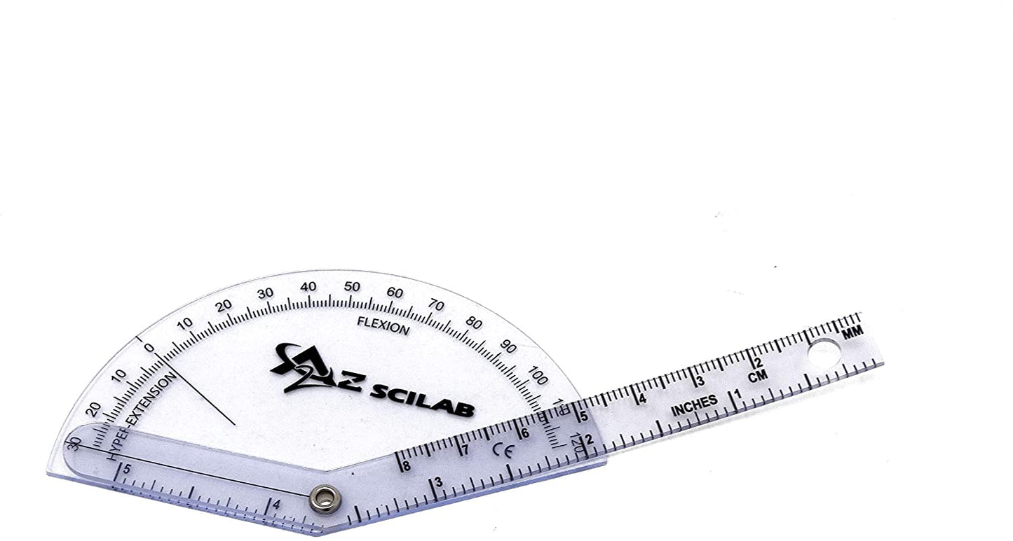 Plastic 6" Finger Goniometer