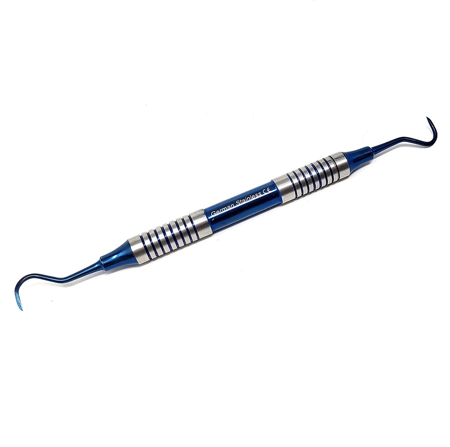 Hollow Handle Sickle Scaler H6/H7 Blue Titanium Double Ended Stainless Steel Dental Tool