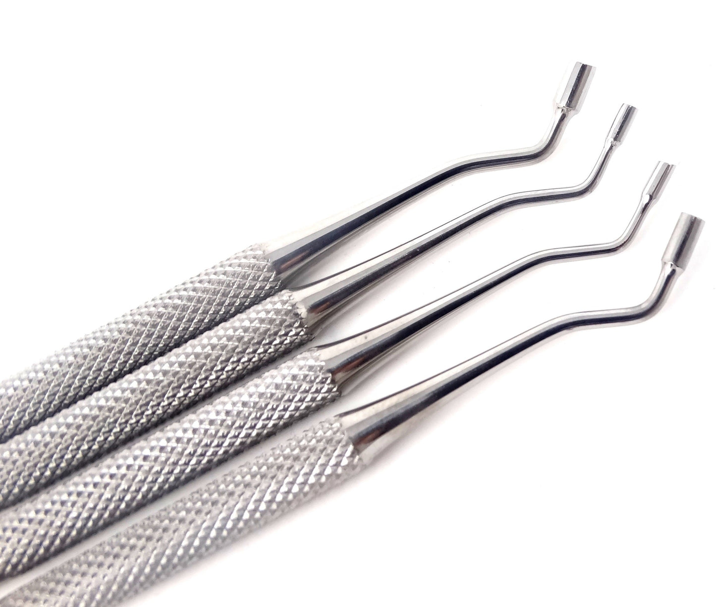 4 Pcs Amalgam Pluggers Double Ended Dental Composite Filling Restorative Stainless Steel Instruments