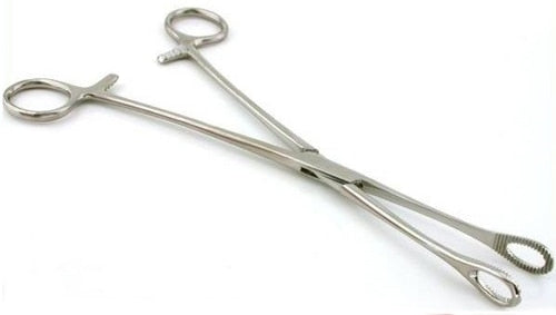 Sponge Holding Forceps 9.5" Straight
