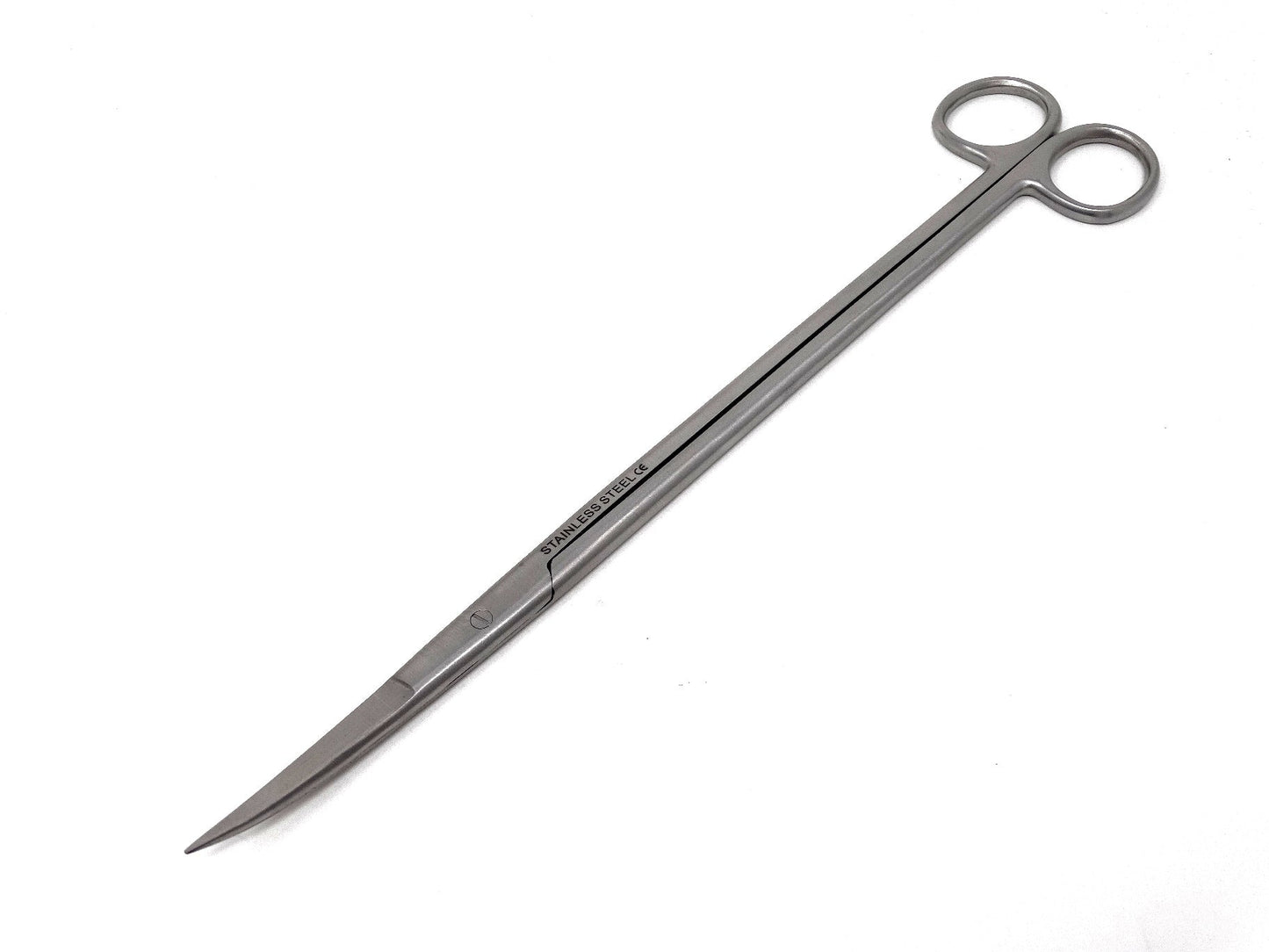Aquascaping Aquarium Scissors 12" Curved, Stainless Steel