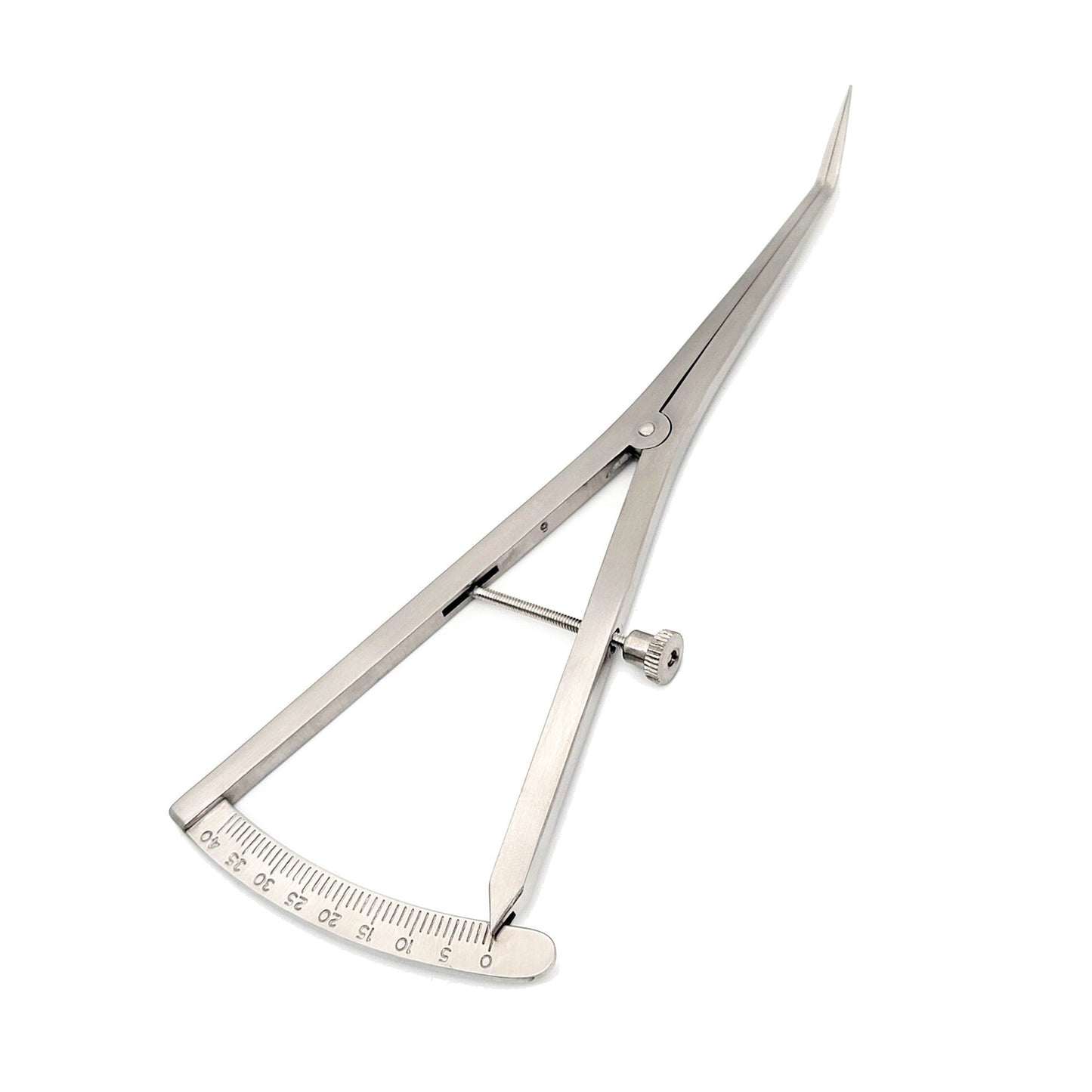 Premium Castroviejo Caliper Graduated 0-40mm Curved 7"