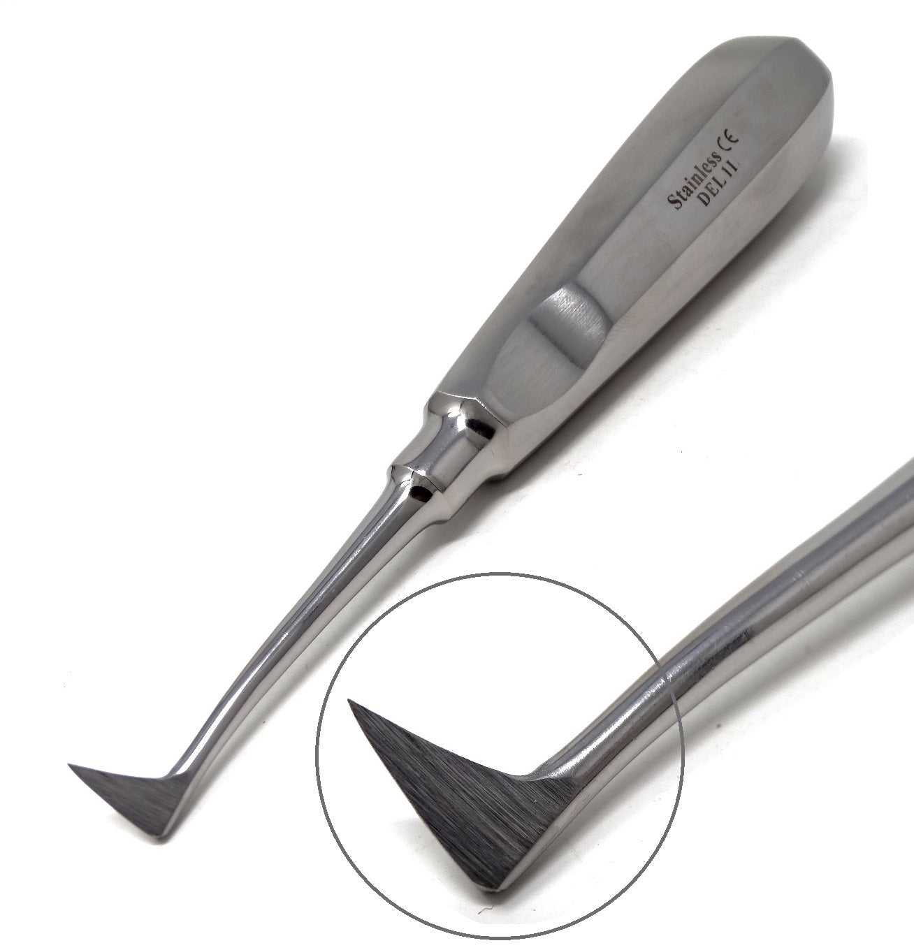 Apical Root Dental Elevator DEL-1L, Stainless Steel