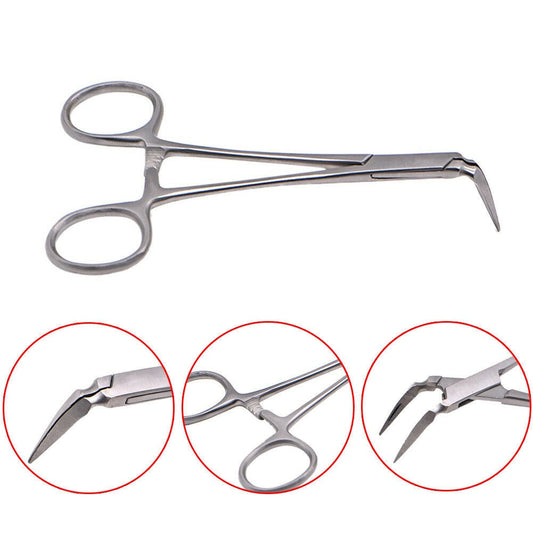 Stieglitz Root Fragment Forceps #753A Tapered Jaws 90 Degree 5.5"