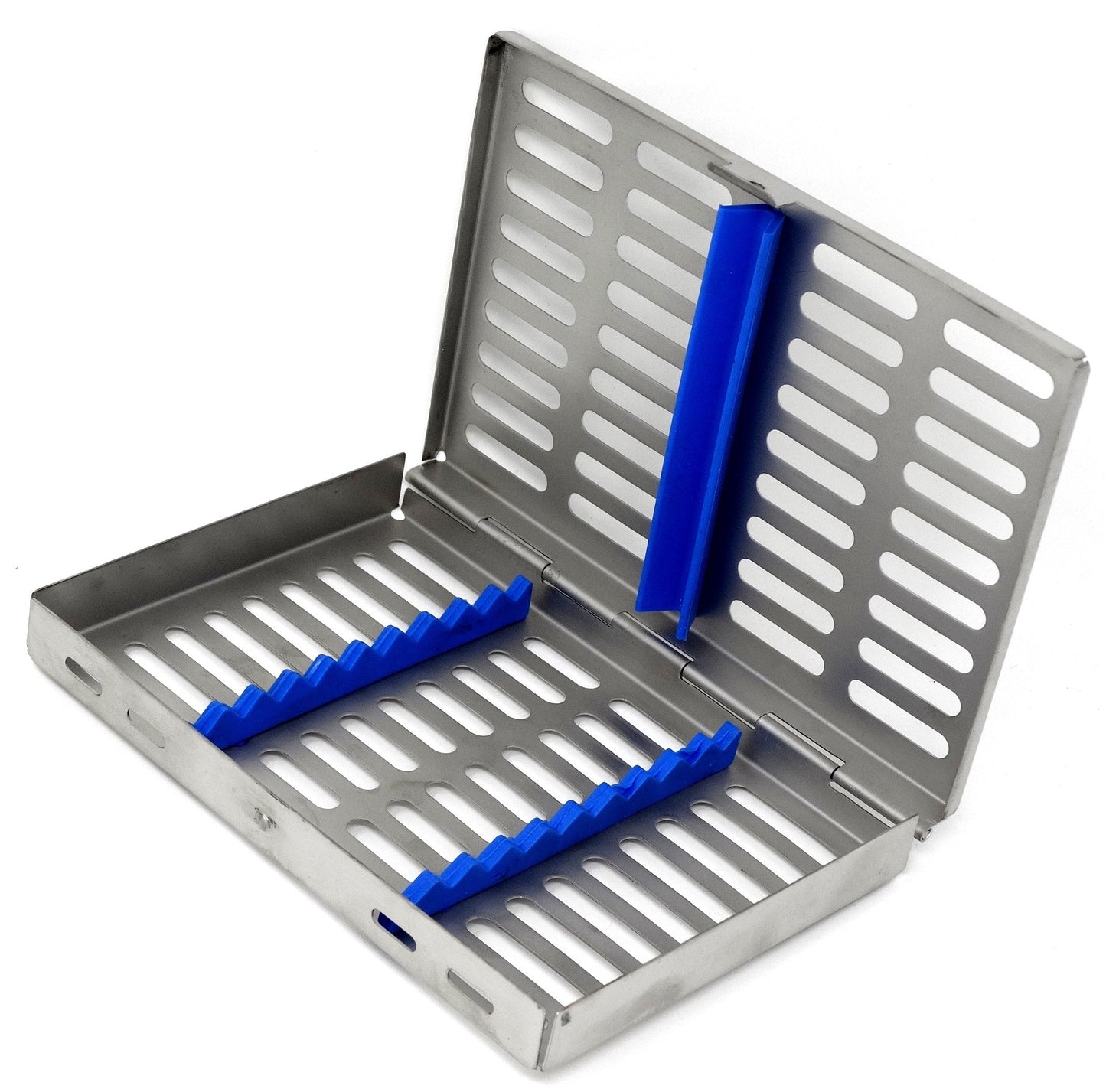 Sterilization Autoclave Cassette for 10 Instruments, Stainless Steel