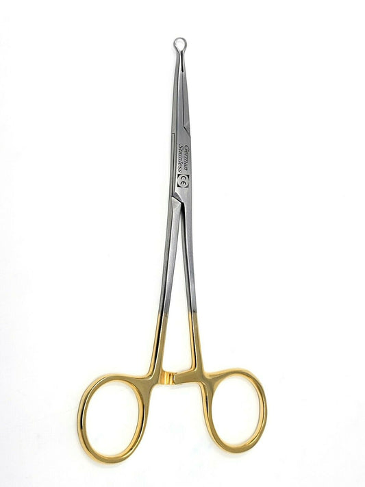 Sutureless Vasectomy Surgery Ring Hemostat Forceps 5.5"