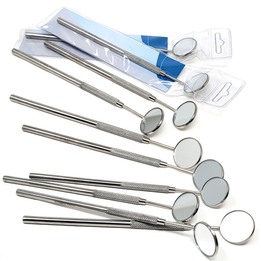 Dental Mouth Mirror #5, Stainless Steel, Pack of 10