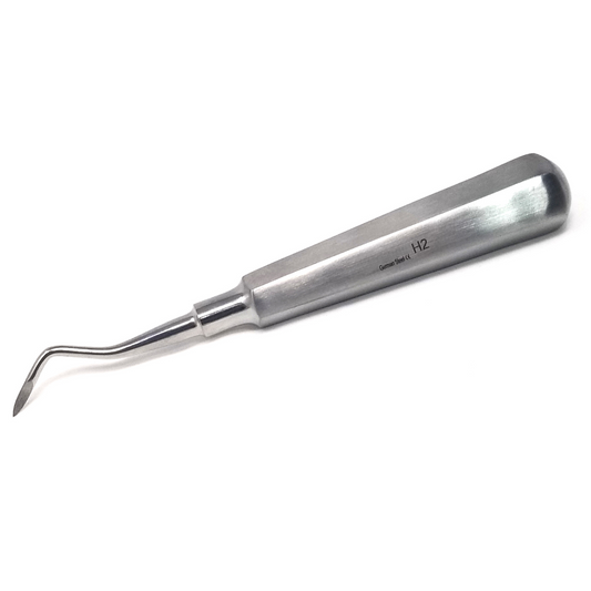 Heidbrink Dental Root Pick Elevator H2 Single End Left, Stainless Steel