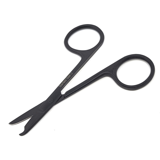 Suture Stitch Scissors 3.5" Stainless Steel Shears, Tactical Black