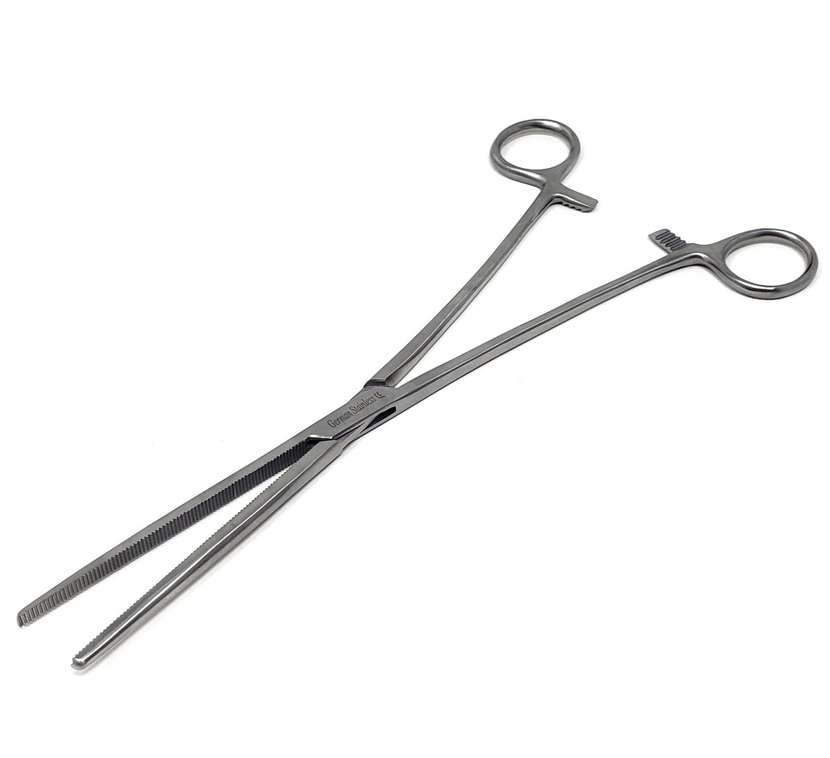 Pean Hemostat Forceps 12", Straight, Full Serrated, Stainless Steel