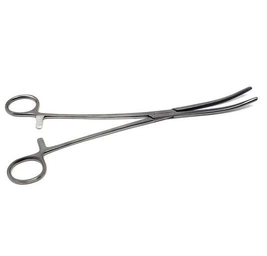 Pean Hemostat Forceps 12", Curved, Full Serrated, Stainless Steel